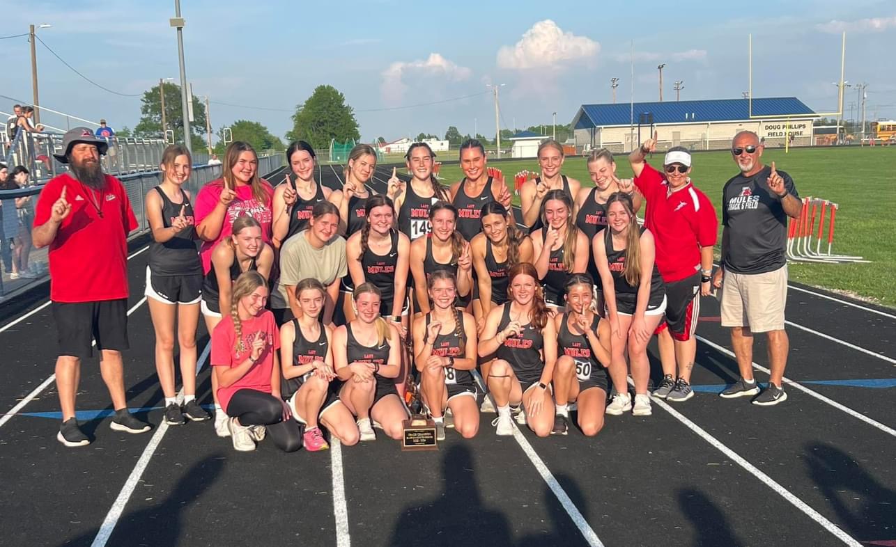 Lady Mules Bring Home Sectional in Girls Track