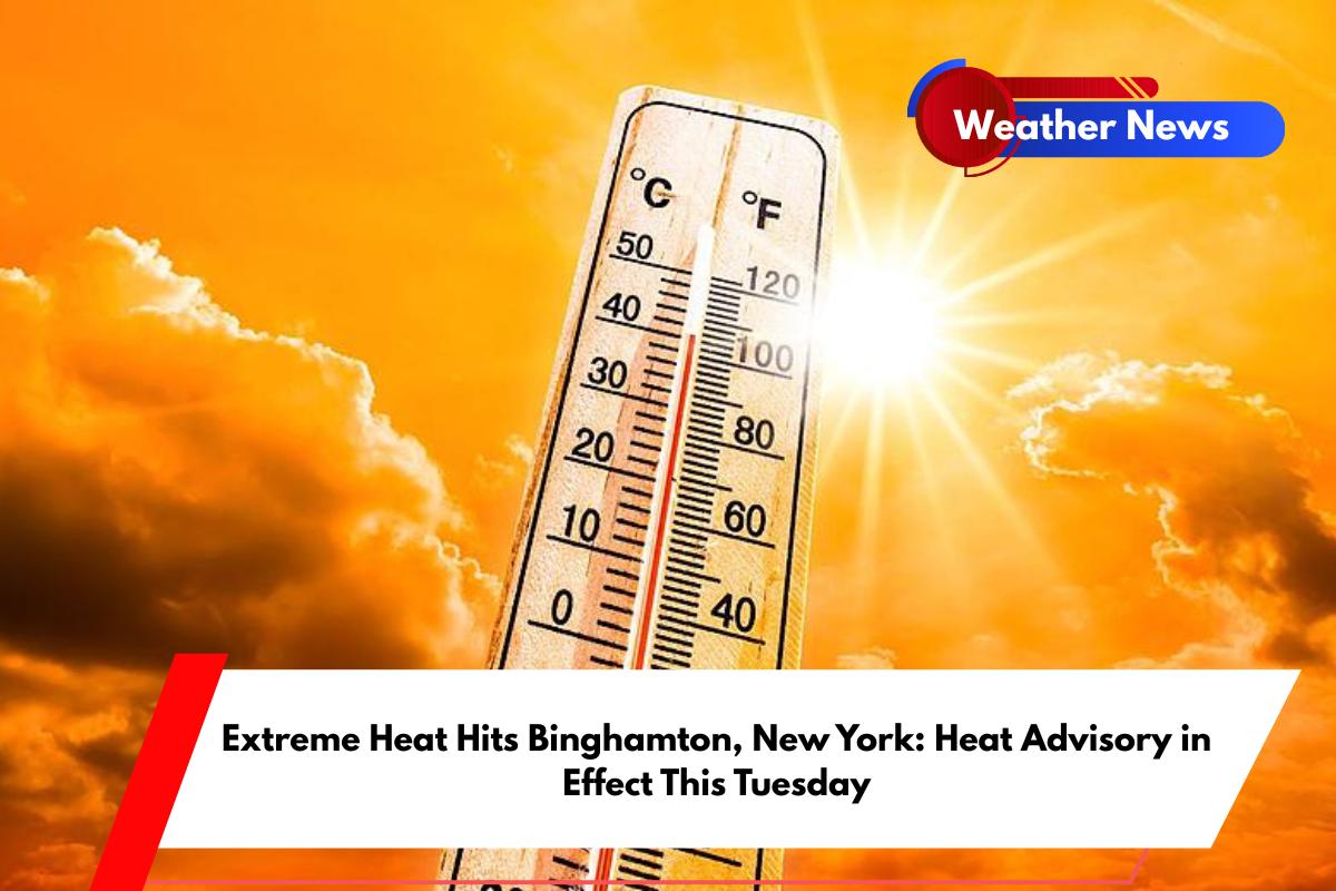 Extreme Heat Hits Binghamton, New York Heat Advisory in Effect This Tuesday