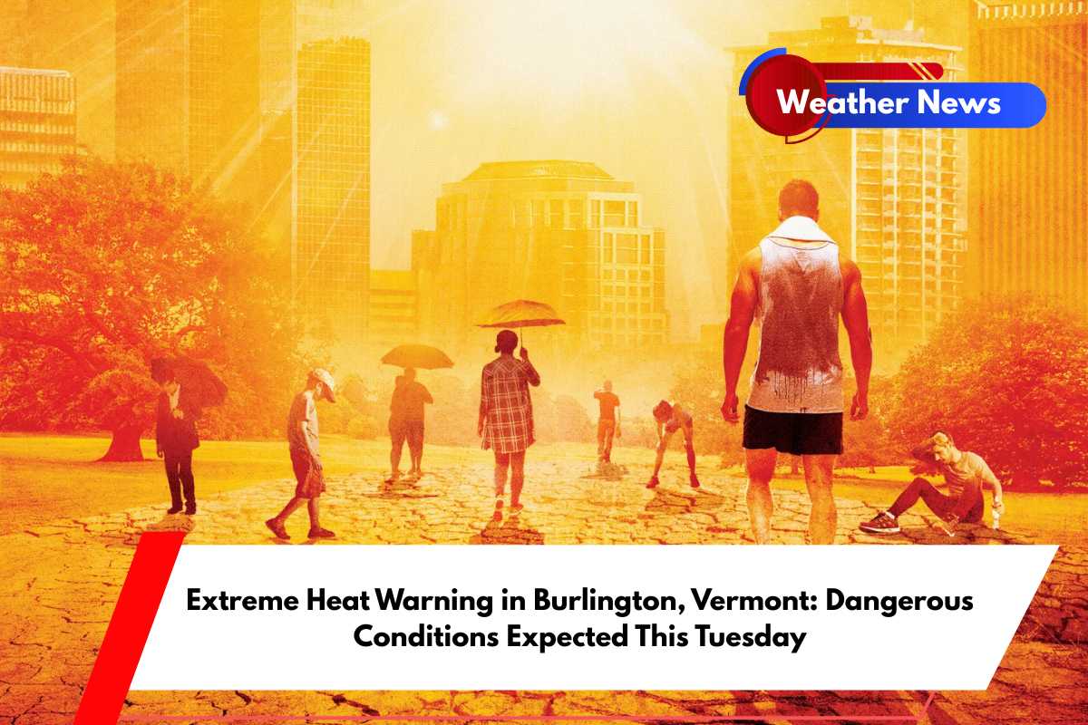 Extreme Heat Warning in Burlington, Vermont Dangerous Conditions Expected This Tuesday