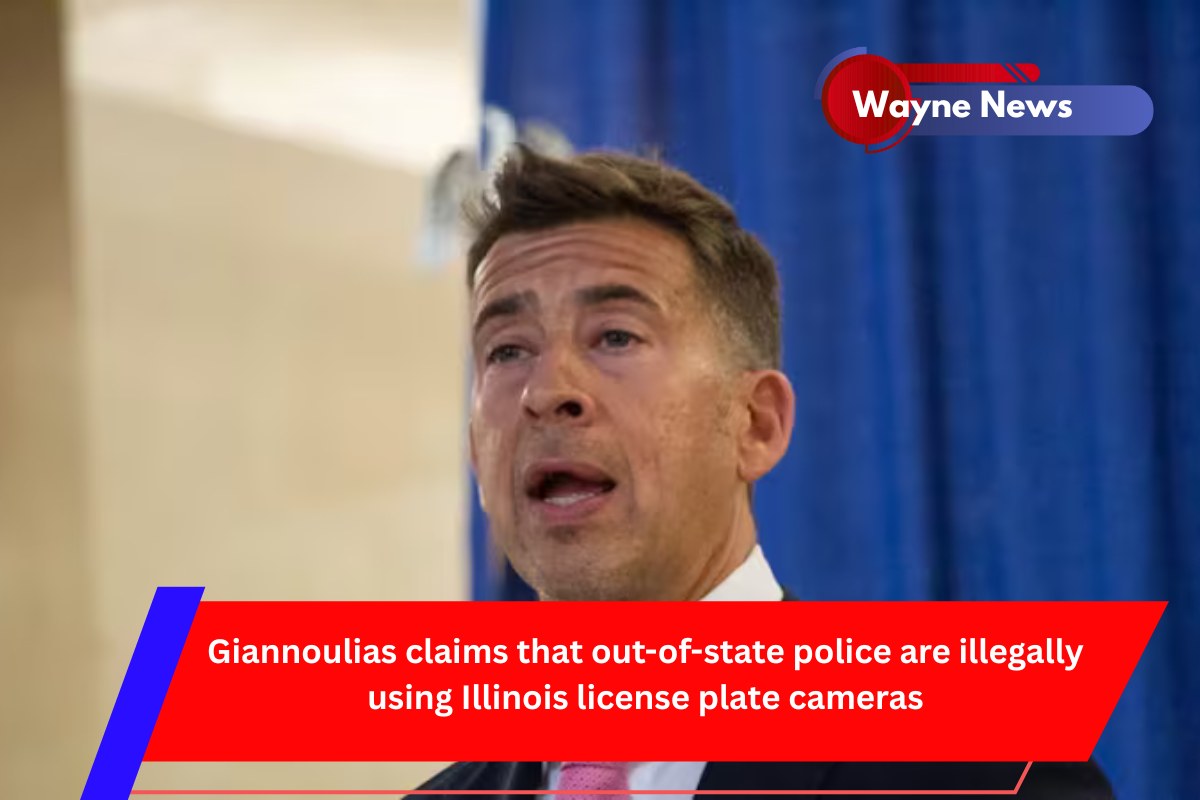 Giannoulias claims that out-of-state police are illegally using Illinois license plate cameras