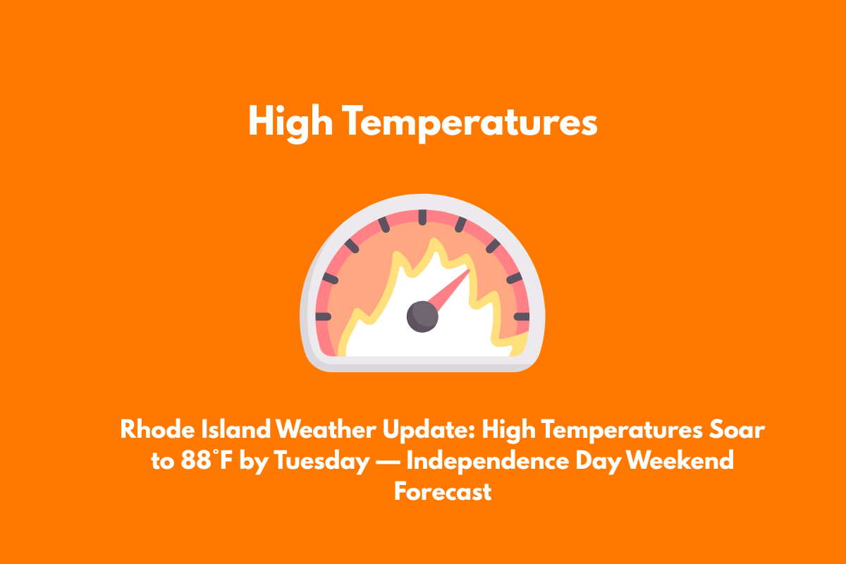Rhode Island Weather Update High Temperatures Soar to 88°F by Tuesday — Independence Day Weekend Forecast