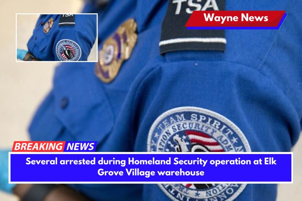 Several arrested during Homeland Security operation at Elk Grove Village warehouse