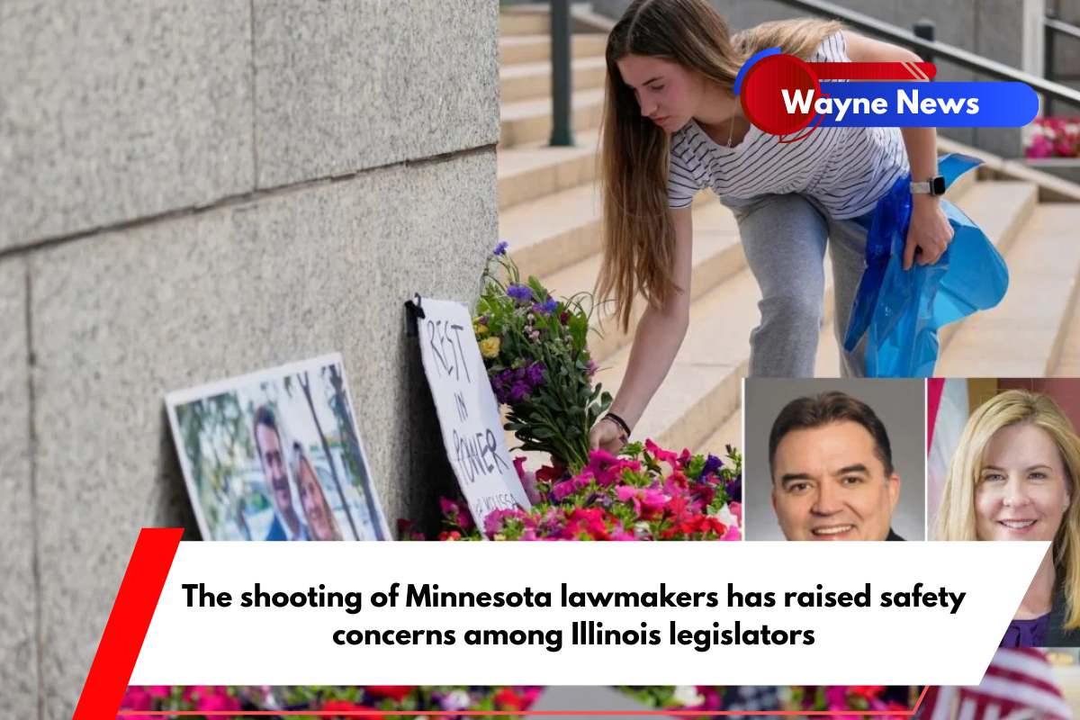 The shooting of Minnesota lawmakers has raised safety concerns among Illinois legislators
