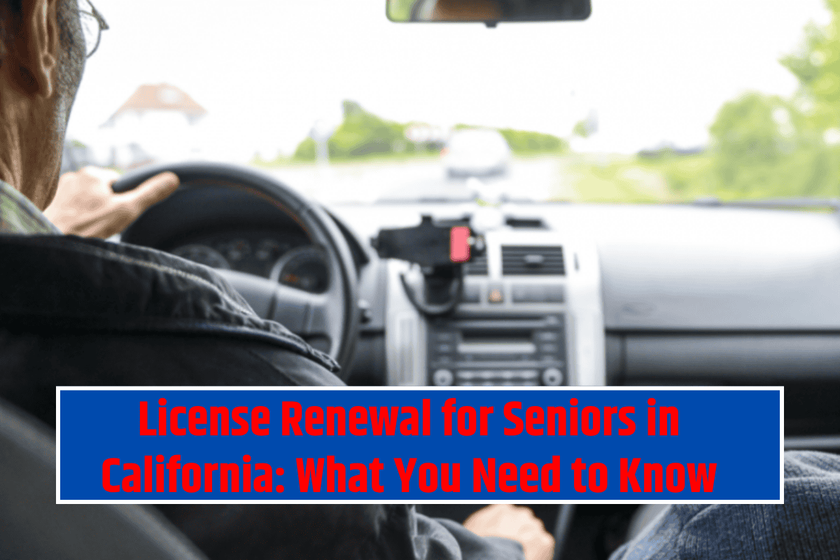 License Renewal for Seniors in California: What You Need to Know
