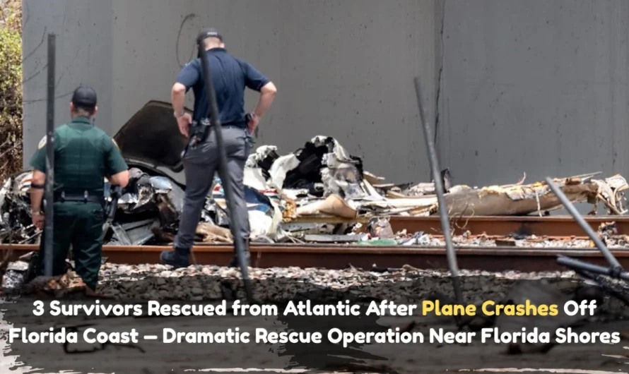 3 Survivors Rescued from Atlantic After Plane Crashes Off Florida Coast — Dramatic Rescue Operation Near Florida Shores