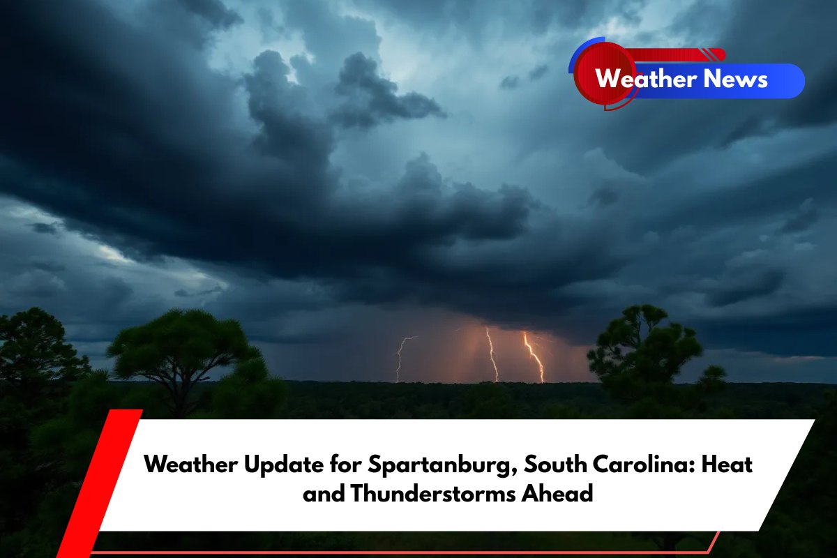Weather Update for Spartanburg, South Carolina Heat and Thunderstorms Ahead