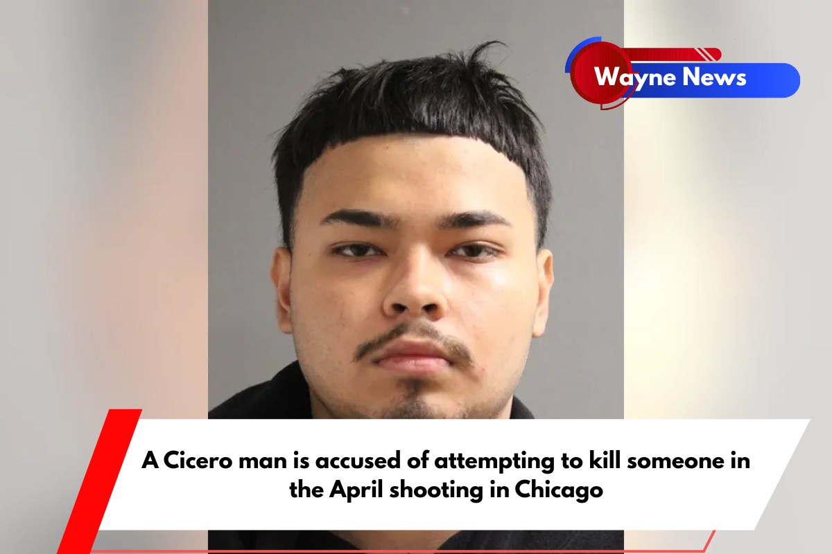 A Cicero man is accused of attempting to kill someone in the April shooting in Chicago