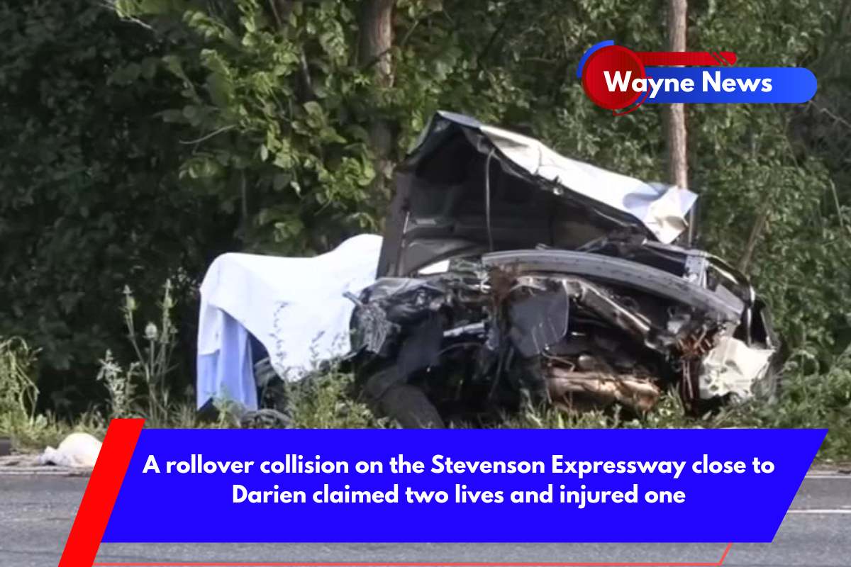 A rollover collision on the Stevenson Expressway close to Darien claimed two lives and injured one
