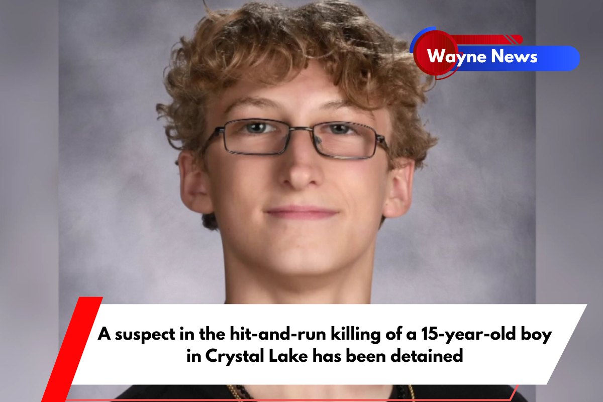 A suspect in the hit-and-run killing of a 15-year-old boy in Crystal Lake has been detained