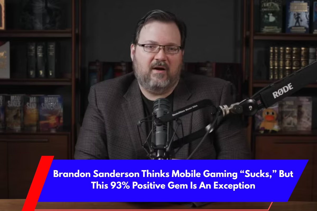 Brandon Sanderson Thinks Mobile Gaming “Sucks,” But This 93% Positive Gem Is An Exception