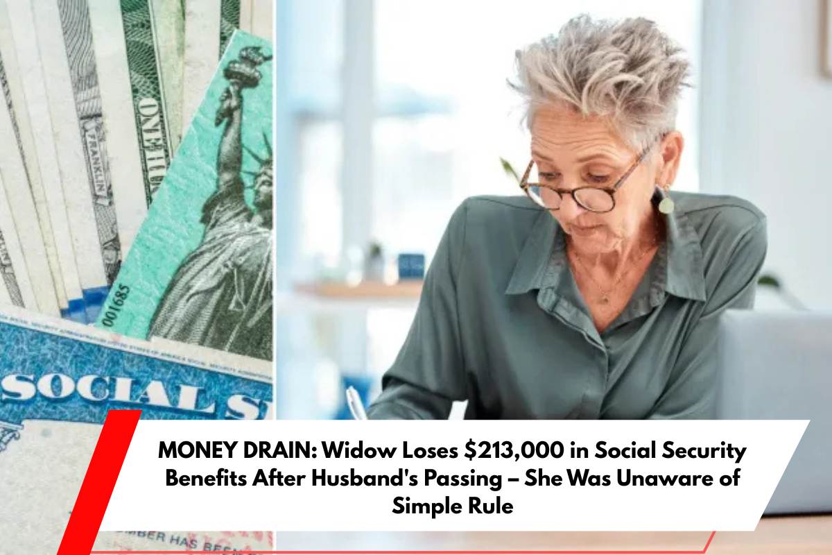 MONEY DRAIN Widow Loses $213,000 in Social Security Benefits After Husband's Passing – She Was Unaware of Simple Rule