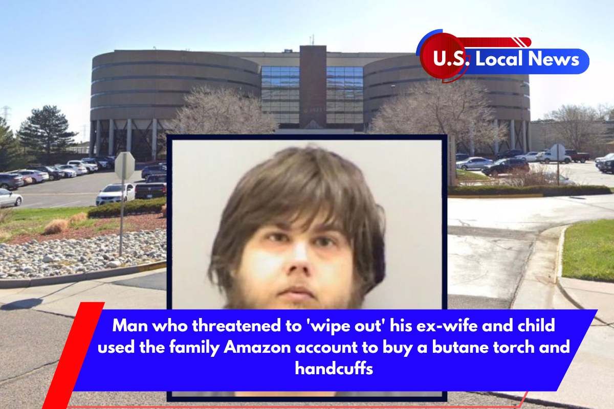 Man who threatened to 'wipe out' his ex-wife and child used the family Amazon account to buy a butane torch and handcuffs