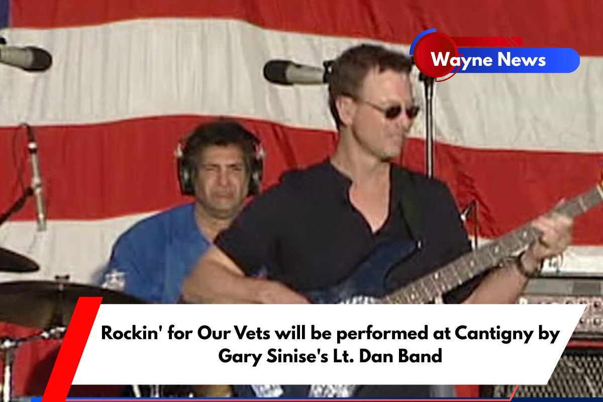 Rockin' for Our Vets will be performed at Cantigny by Gary Sinise's Lt. Dan Band
