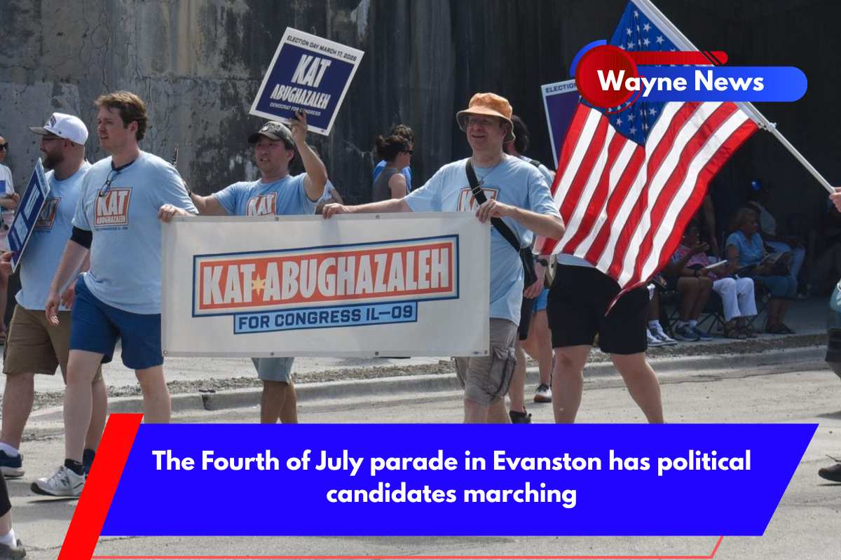 The Fourth of July parade in Evanston has political candidates marching
