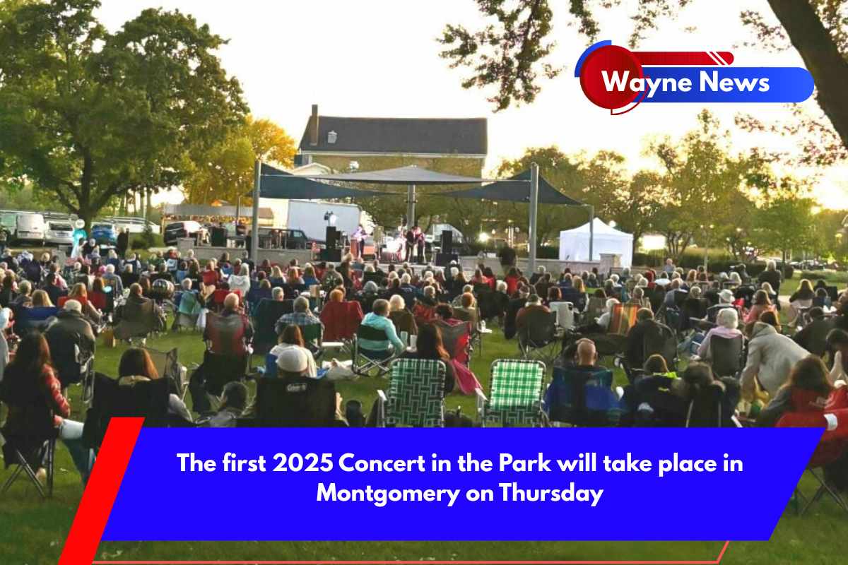 The first 2025 Concert in the Park will take place in Montgomery on Thursday
