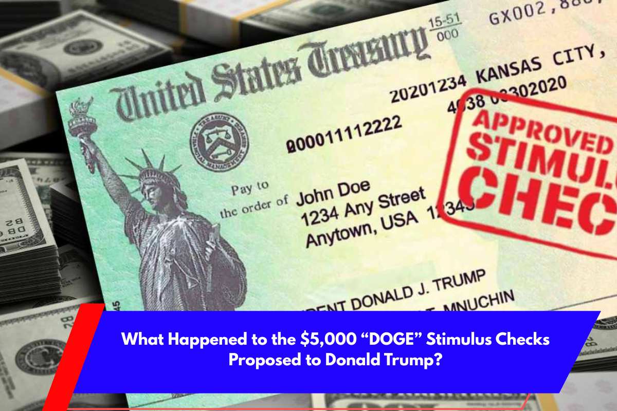 What Happened to the $5,000 “DOGE” Stimulus Checks Proposed to Donald Trump